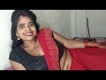 Cute Mini Vlog House Wife Rajani Cute Saree Vlog