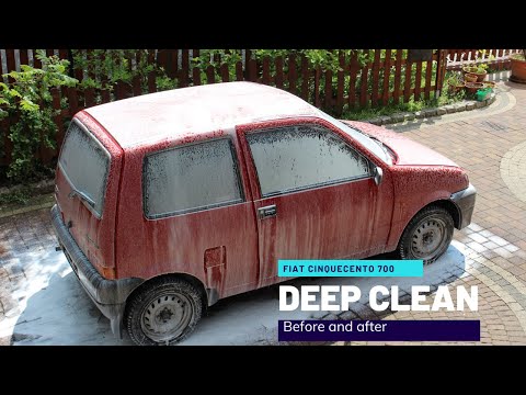 [DETAILING] 26 Year Old Fiat Cinquecento Deep Clean- Full Detail