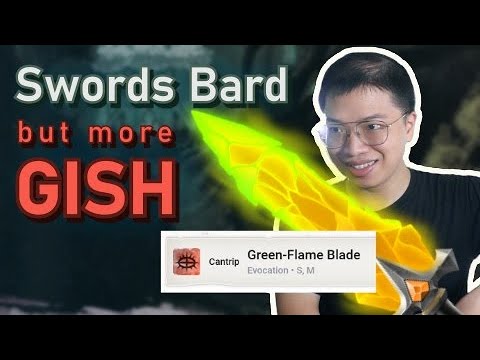 NO Hexblade dip ❌ Give GISH SPELLS to Swords Bard for satisfying gameplay!! 🤯 D&D 5e