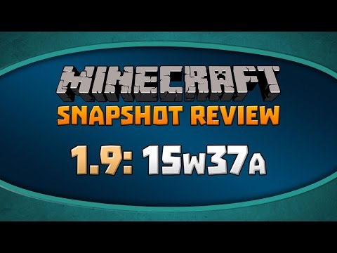 GreekGamerHere - Minecraft Snapshot Review - 1.9: 15w37a - Changes and new recipe!