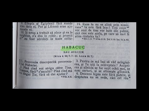 35 - HABACUC - V T - Biblia Audio Romana