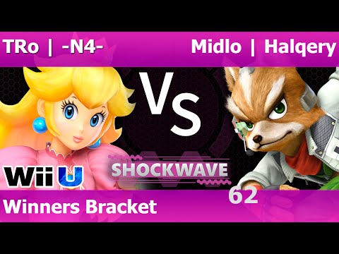 SW 62 Smash 4 - TRo | -N4- (Peach, Rosalina) vs Midlo | Halqery (Fox) - Winners Bracket