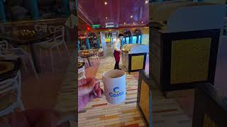 Good Morning from Costa Cruises Buffet with an American Coffee ☕️ #goodmorning #costacruises #americ