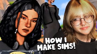 How I Create Sims (w/ CC Must Haves!) | Sims 4 Create A Sim