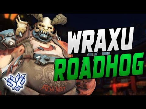 WRAXU INSANE ROADHOG! 45 ELIMS! [ OVERWATCH SEASON 9 TOP 500 ]