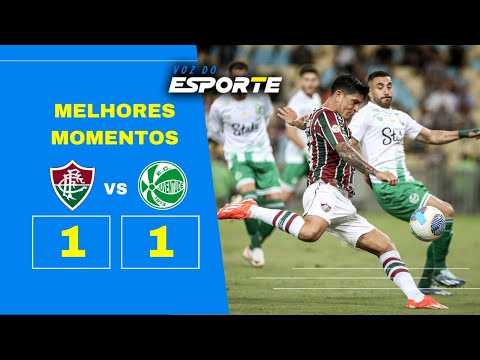 FLUMINENSE 1 X 1 JUVENTUDE - MELHORES MOMENTOS | 7ª RODADA BRASILEIRÃO 2024 - 01/06
