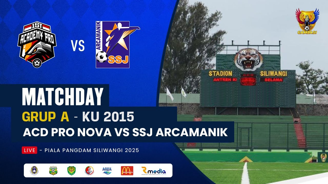 ACADEMY PRO NOVA BIRU vs SSJ ARCAMANIK-Grup A KU 2015 | Piala Pangdam Siliwangi Bandung 2025