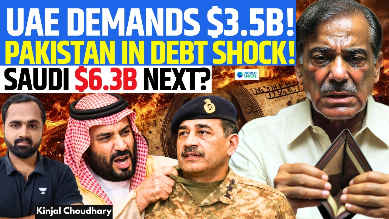 Pakistan’s Debt Crisis Explodes: UAE Demands $3.5B, Saudi Next? IMF Loan at Risk | Kinjal