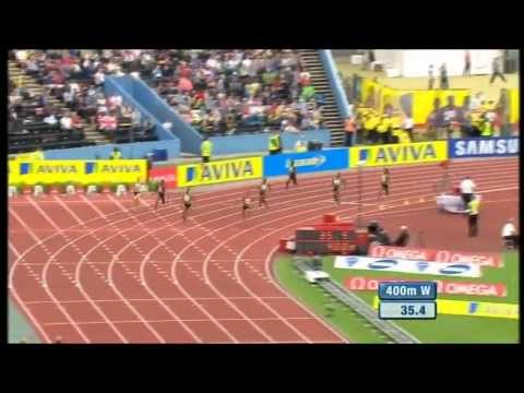 Sanya Richards sprints to 49.66 in London