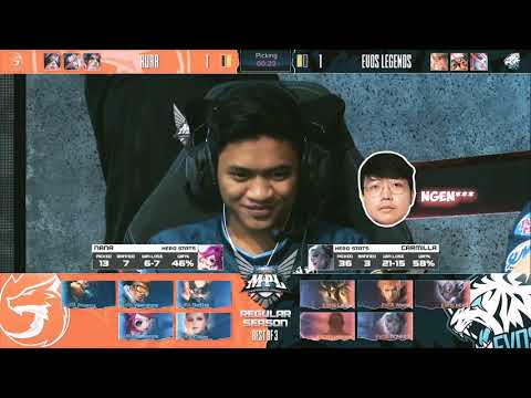 MIC CHECK EVOS VS AURA FUNY MOMENT