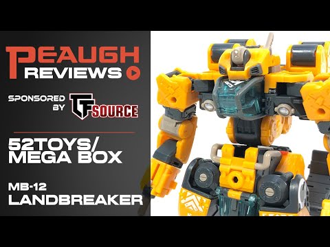 Video Review: 52Toys/Mega Box MB-12 LANDBREAKER
