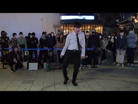 20221023 183706 HyoJin#김효진&YuKagawa#유카가와&ShinHwa#강신화 Hongdae Busking 홍대 버스킹 SnowHorse#눈말