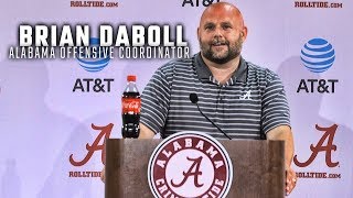 Watch Brian Daboll address the media for the first time as Alabama's new OC