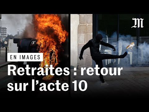 Retraites : retour en images sur la dixième journée de contestation
