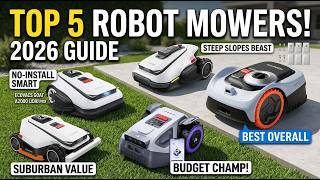 【2026】Best Lawn Mower Robot & Best Budget Robot Lawn Mower: TOP 5 Comparison!