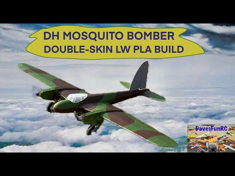 de Havilland Mosquito Bomber RC Plane from LW PLA