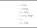 God Of Wonders - Paul Baloche [lyrics]