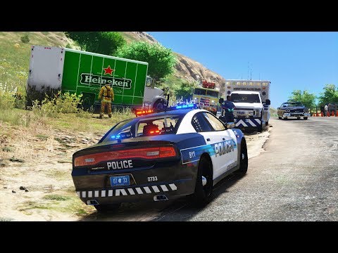 LSPDFR - Day 873 - Beer Truck Accident