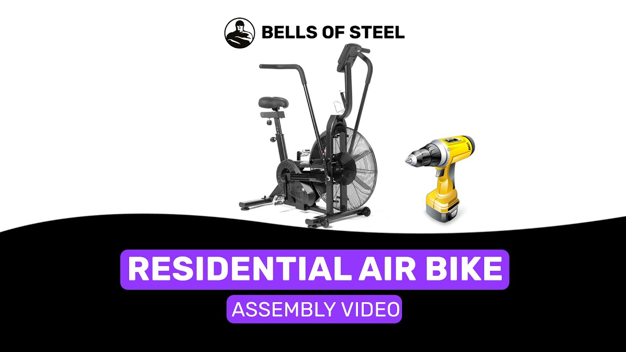 Residential Air Bike with Wind Guard Assembly Instructions