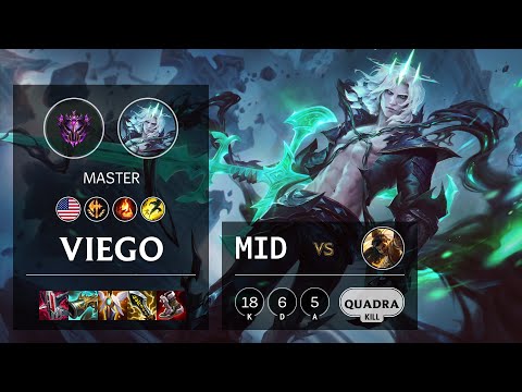 Viego Mid vs Akshan - NA Master Patch 11.18