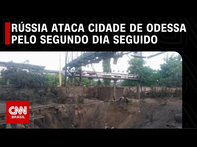 Rússia ataca cidade de Odessa pelo segundo dia seguido | CNN 360°