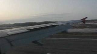preview picture of video 'A319 landing in Novosibirsk (OVB)'