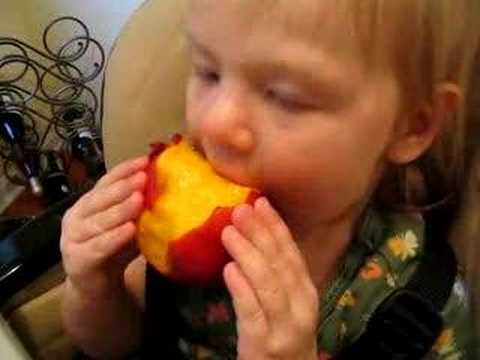 Sara Eats a Peach