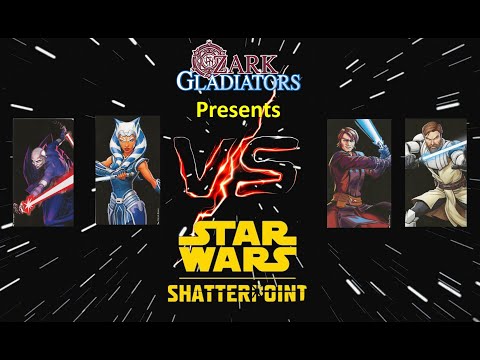 Star Wars Shatterpoint Battle Report Episode 1 (Ahsoka\Asajj Vs Anakin\ObiWan)