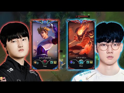 When T1 Peyz vs BLG Viper - Ezreal vs Varus - Korean Challenger