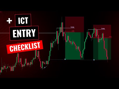 ICT ENTRY CHECKLIST | ICT Trading Strategy