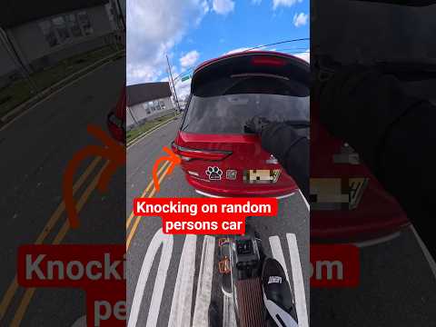 Racing my parents on a Unicycle.