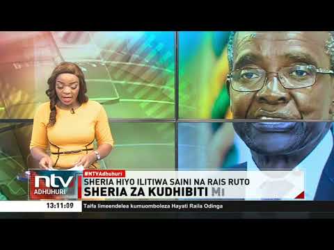 Maraga akosoa hatua ya Rais kuhalalisha sheria ya kuthibiti matumizi ya mitandao