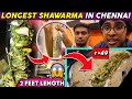 😳Enna dhu? Longest Shawarma va?😅 | in Chennai | Food Review Tamil | Idris Explores | #Shorts