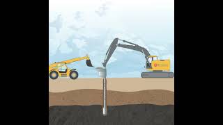 Vibro Stone Columns Installation - Terracana: Piling Foundation Company Canada