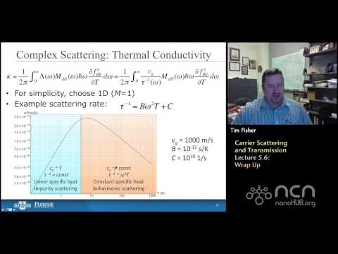 nanoHUB-U Thermal Energy at the Nanoscale L5.6: Carrier Scattering - Week 5 Wrap Up