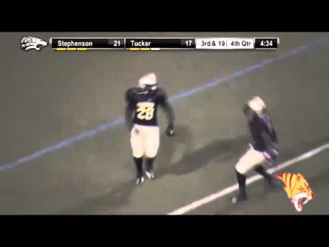 Tucker's Maurice Williams picks up the fumble and returns for TD vs. Stephenson