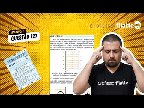 | ENEM 2024 | Q127 - EM UM EXPERIMENTO DE LABORÁTORIO, DUAS BARRAS METÁLICAS , A E B, SÃO CARREGADAS