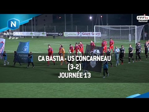 J13 : CA Bastia - US Concarneau (3-2), le résumé