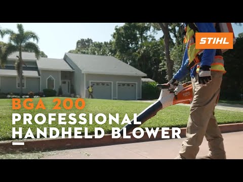 Stihl BGA 200 w/o Battery & Charger in Mio, Michigan - Video 2