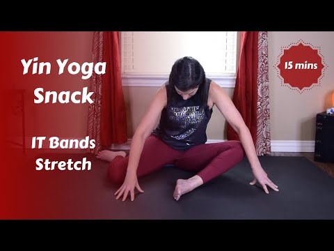 IT Iliotibial Bands Yin Yoga Snack {15 mins}