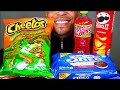 ASMR EATING JUNK FOOD MUKBANG JERRY INTENSE CRUNCHY FOOD SOUNDS NO TALKING