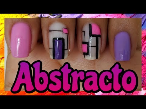 DECORACIÓN DE UÑAS CUADROS | ABSTRACTAS ♥ NailArt By Andy
