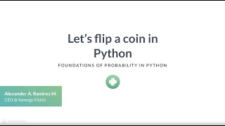 Python Tutorial : Let’s flip a coin in Python
