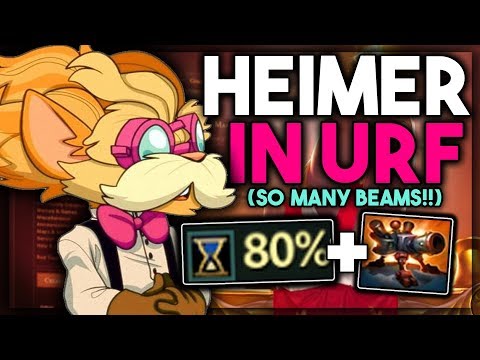 WHEN A ONETRICK PONY GETS HEIMERDINGER IN URF! | CONSTANT BEAMS AND TURRETS! - League of Legends
