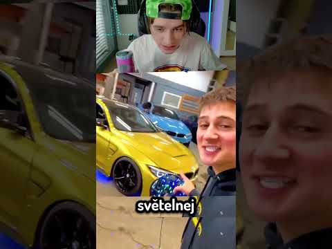 VYLEPŠIL AUTO DUHOVÝMI LED PÁSKY... #shorts
