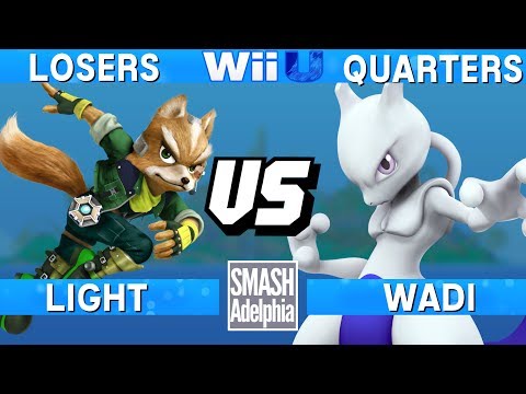 Smash 4 Wii U - Light (Fox) vs WaDi (Mewtwo) - SMASHADELPHIA 2017 Losers Quarters