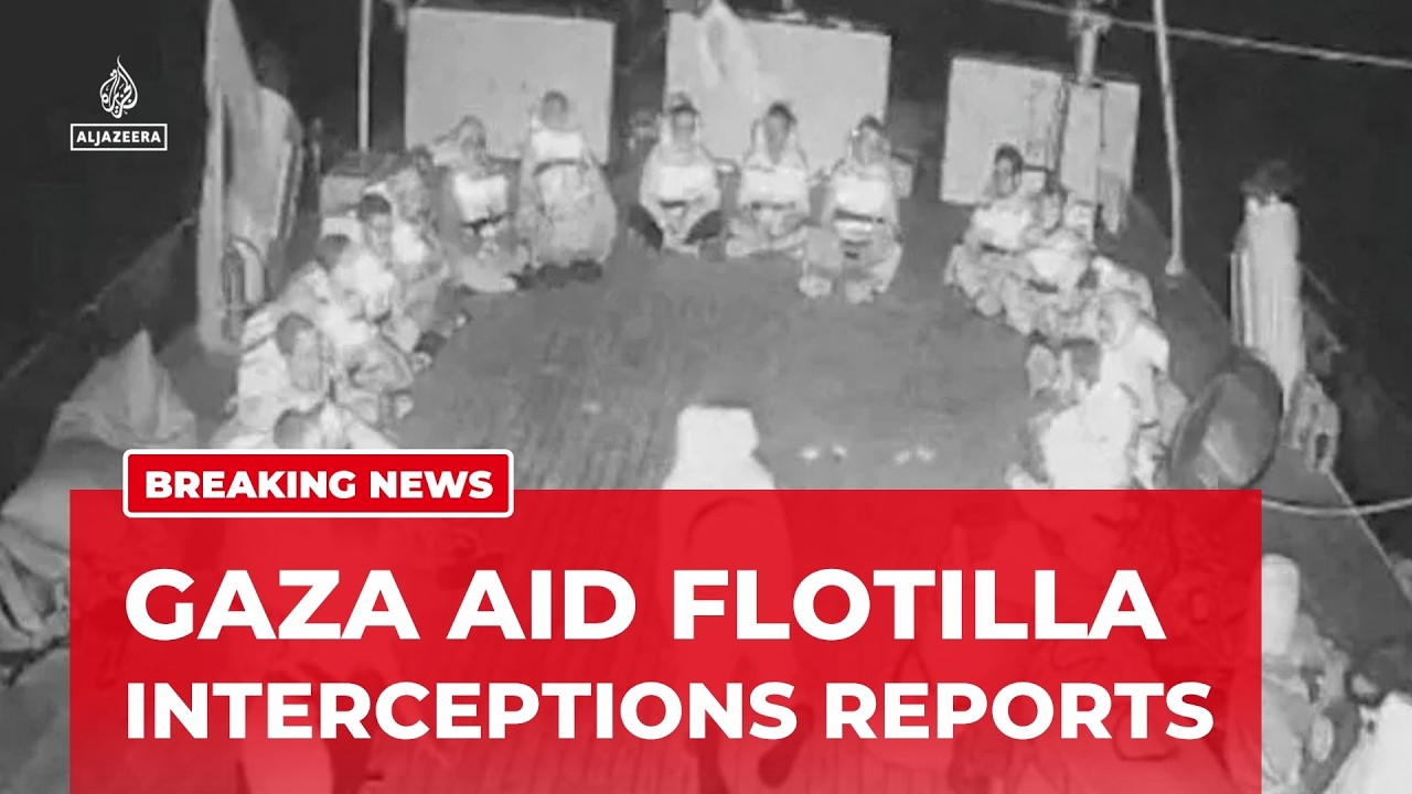 Gaza aid flotilla reports interceptions: Israel says it has begun seizing ships headed to Gaza