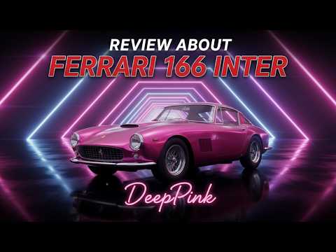 Thumbnail for AI Concept: Review about DeepPink color Ferrari 166 Inter | fantastic color by Ferrari 166 Inter