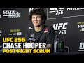 UFC 256: Chase Hooper Will Choose Coffee And M&Ms Over Celebratory Beer - MMA Fighting