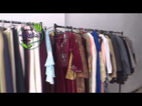 توزيع ملابس في القطاع الأوسط في ريف دمشق من قبل المكتب الإغاثي الموحد في الغوطة الشرقية